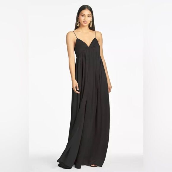 $285 Sachin & Babi Black Jessica Gown in size 4 - Picture 4 of 6